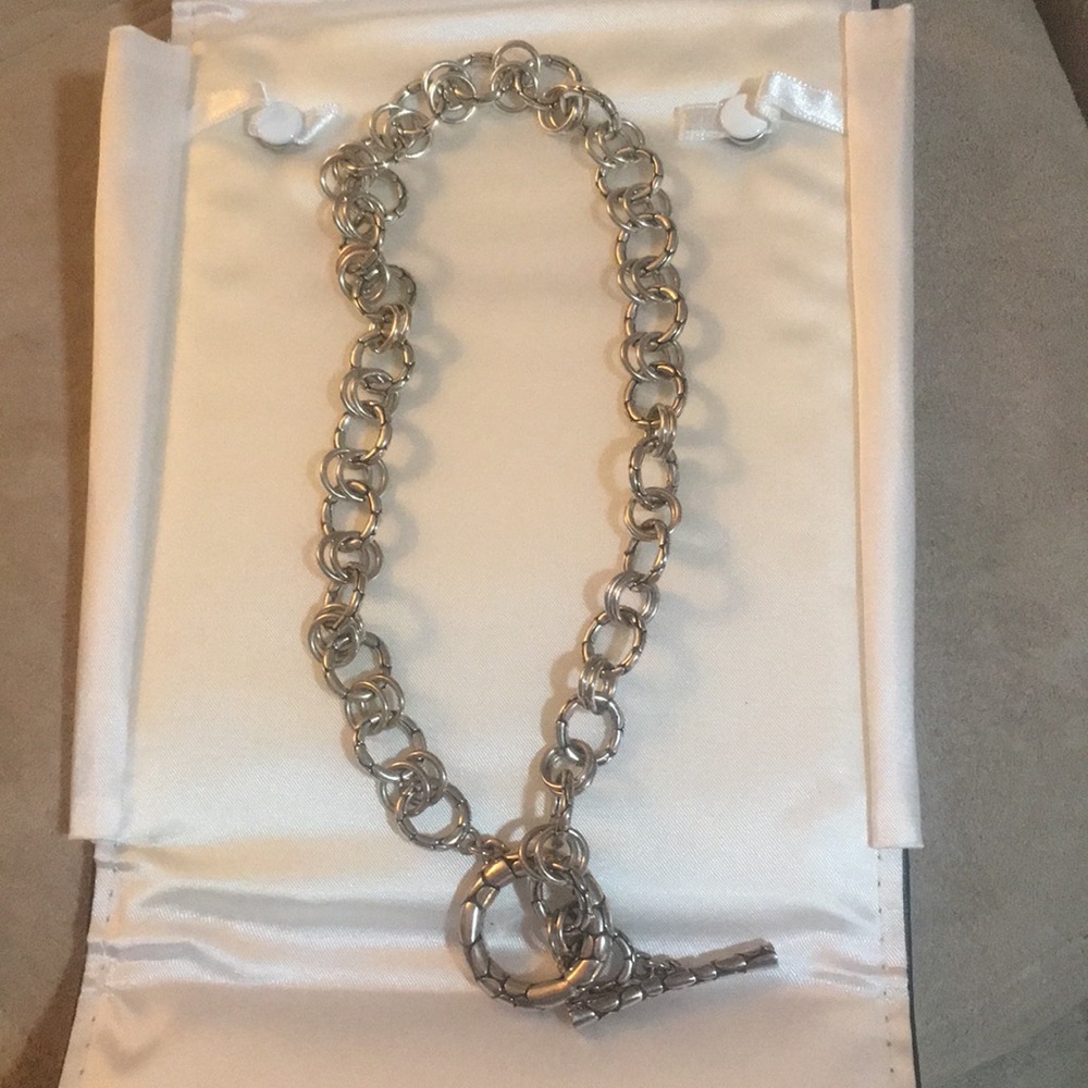 John Hardy Kali 20” Link Necklace  Toggle Clasp